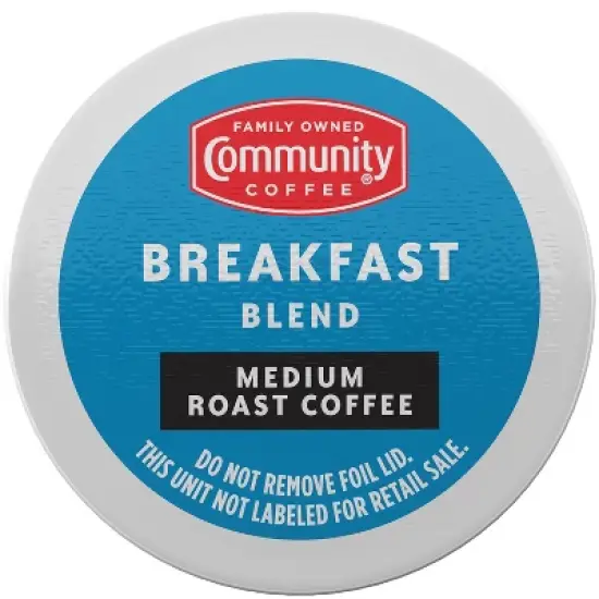 Community Coffee Breakfast Blend Medium Roast Coffee Brewer Compatible Pods - 54ct image {2}