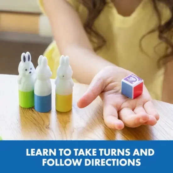 Educational Insights Bunny Hop: Memory & Color Recognition Preschool & Toddler Game, 2-4 Players, Ages 4+ image {4}