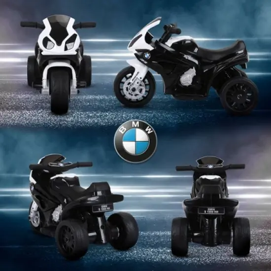 Aosom 6V Kids Motorcycle Licensed BMW, Toddler Motorcycle with Headlight, Music, 3 Wheeled Electric Motorcycle for Kids, Gift for Boys & Girls image {4}