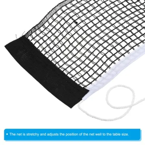 Unique Bargains Polyester Cotton Indoor Outdoor Table Tennis Net Replacement Accessories image {3}