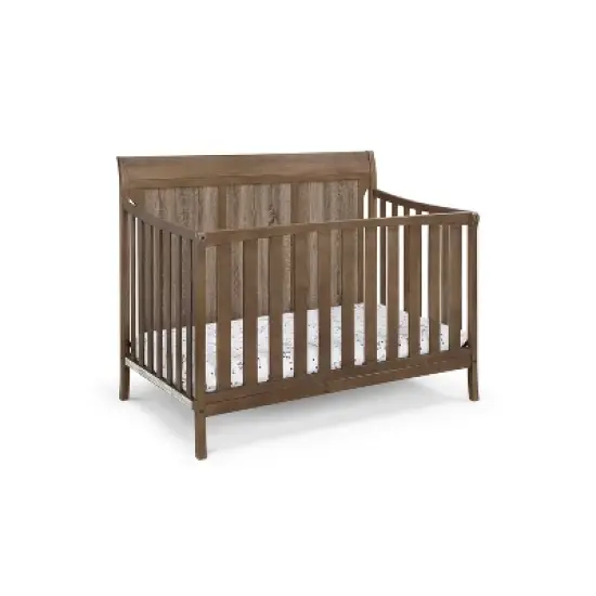 Suite Bebe Shailee 4-in-1 Convertible Crib - Brown/Brown Stone image {1}