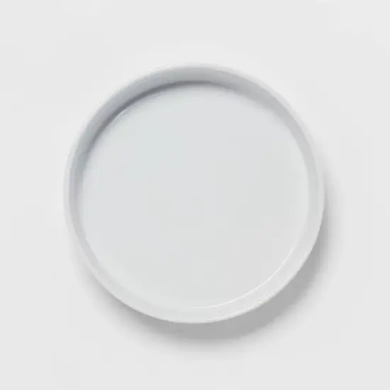 40oz Stoneware Stella Dinner Bowl White - Threshold&trade;: Round Pasta & Salad Bowl, Dishwasher & Microwave Safe image {2}