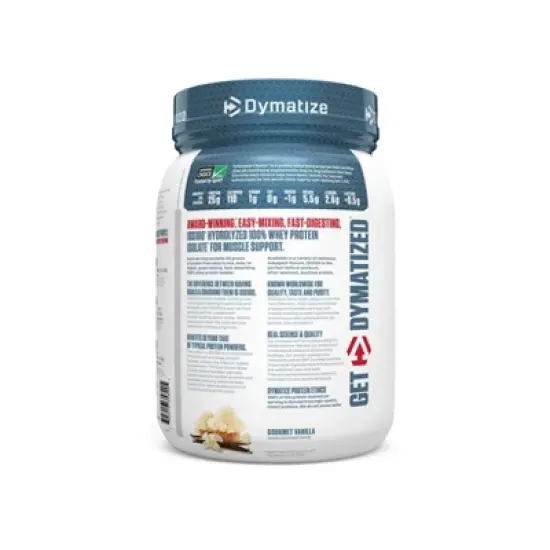 Dymatize 100% Whey Isolate Protein Powder - Gourmet Vanilla image {1}