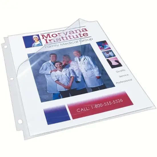 Avery Diamond Clear Super Heavyweight Sheet Protectors, Easy Load, 50 Document Protectors (74130) image {6}