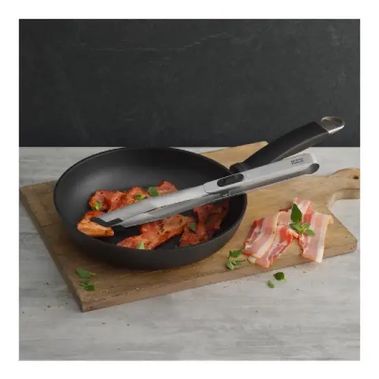 Kuhn Rikon SoftEdge Stainless Steel Locking Tweezer Tongs, 12-Inch image {1}