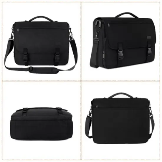 Messenger Bag , Briefcases Lightweight Men's Laptop Bag 15 inch Water Resistant Bags image {4}