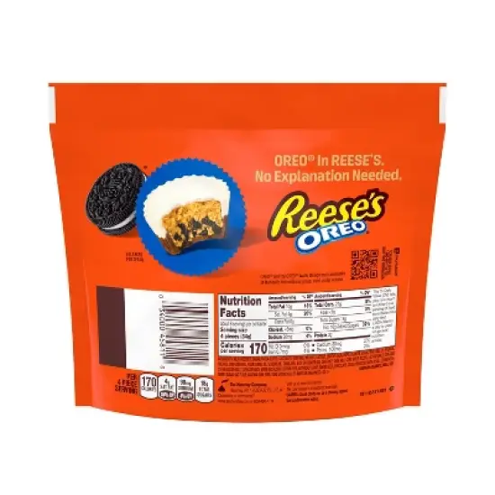 Reese's with OREO Milk Chocolate and White Cr&egrave;me Peanut Butter Cups Candy - 9oz image {3}