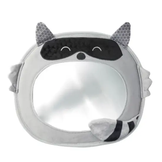 Diono Easy View Bear Baby Car Mirror for Rear Facing Infant, Adjustable, Shatterproof, Crash Tested image {8}