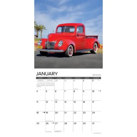 Willow Creek Press 2026 Classic Cars and Trucks Wall Calendar image {2}
