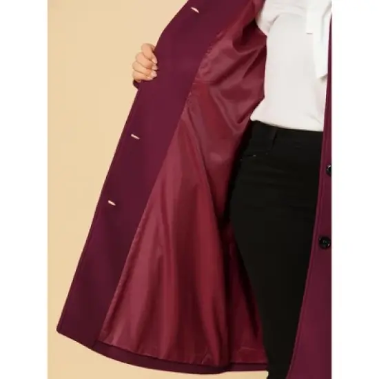 Agnes Orinda Women's Plus Size Winter Outfits Utility Belted Fashion Overcoats image {5}