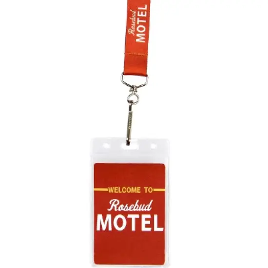 Schitts Creek Welcome To Rosebud Motel ID Badge Holder Keychain Strap Lanyard image {2}