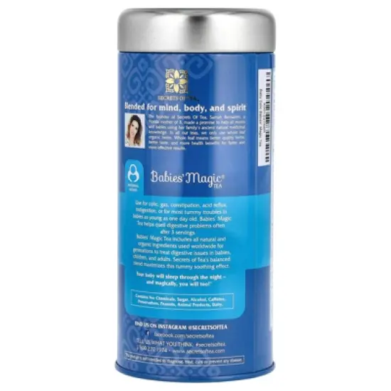Secrets of Tea Babies' Magic&reg; Tea, Caffeine Free, 20 Unbleached Tea Bags, 1 oz (28 g) image {2}