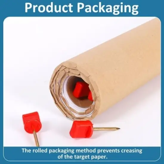 Morrell FITA Compound Bullseye Paper Shooting Targets, 17 x 17-Inch Sheets, for Indoor or Outdoor Ranges, Made with Wood-Free Printed Paper, 100 Count image {5}