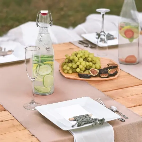 Nevlers Round Airtight Swing Top Bottles - Glass 33oz (6pk) image {7}