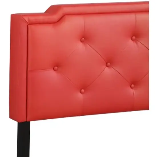 Passion Furniture Deb Tufted Queen Panel Bed image {3}