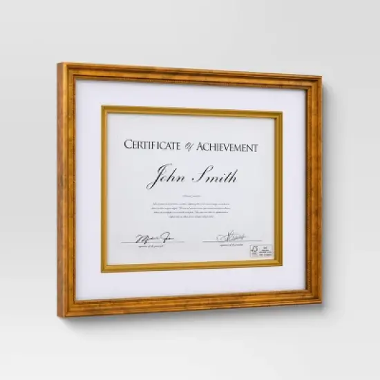 11"x14" Matted to 8.5"x11" Certificate Frame - Threshold&trade; image {2}