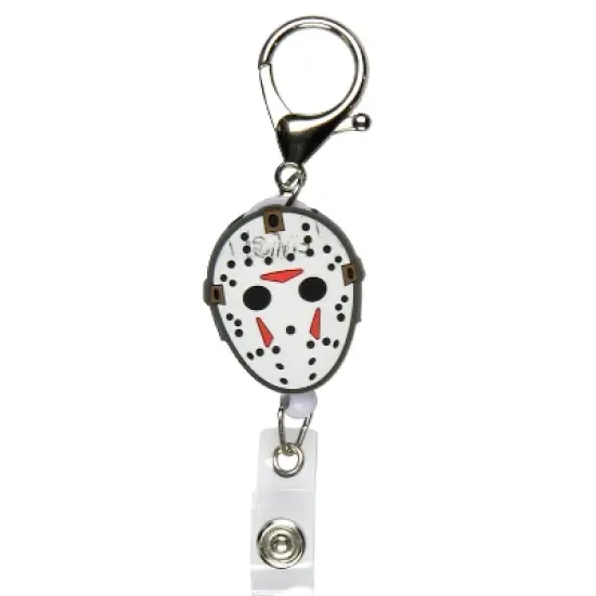 Friday The 13th Lanyard ID Badge Holder Jason Mask Badge Reel ID Badge Holder Retractable Lanyard image {2}