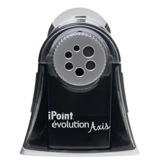 Westcott&reg; iPoint Evolution Axis Heavy Duty Electric Pencil Sharpener, Black/Silver image {2}