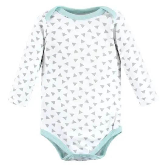 Hudson Baby Infant Boy Cotton Long-Sleeve Bodysuits, Little Monkey image {6}
