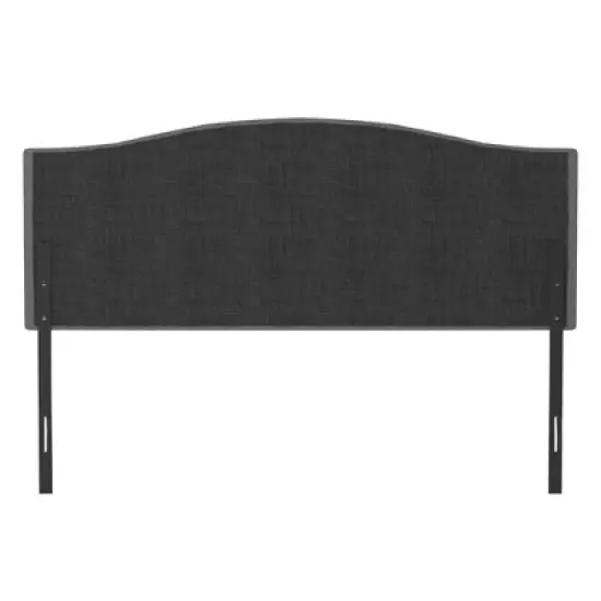 Full/Queen Provence Upholstered Arch Adjustable Tufted Headboard Glacier Gray - Hillsdale Furniture image {2}
