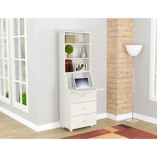 Computer Credenza Workenter Washed Oak - Inval image {1}