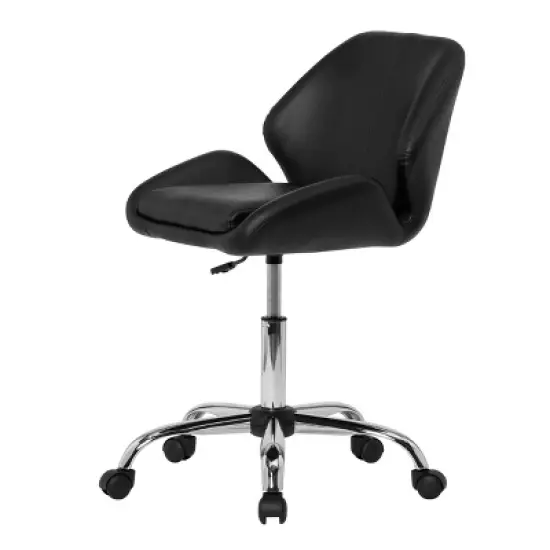 Pearl Office Swivel Height Adjustable Task Chair Black - Calico Designs image {8}