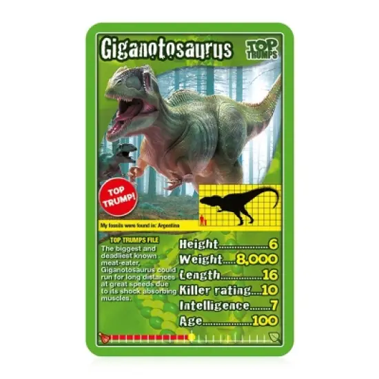 Top Trumps Dinosaurs Card Game, Pack of 3 image {5}