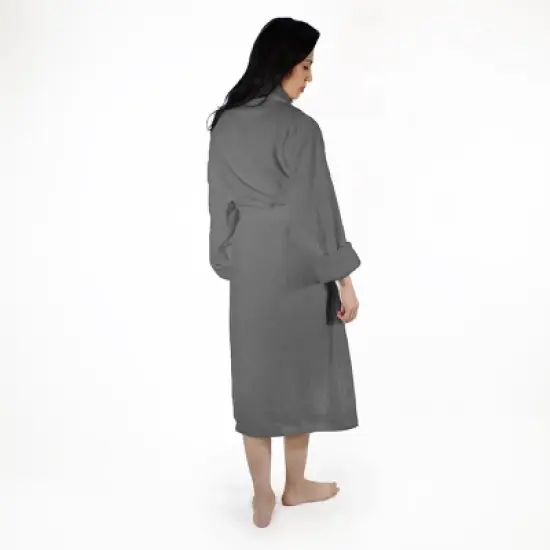 Women's Ultra-Absorbent Cotton Bathrobe by Blue Nile Mills image {2}
