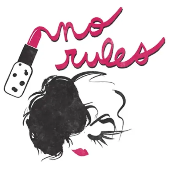 Girl's Cruella No Rules Fashion Sketch T-Shirt image {1}
