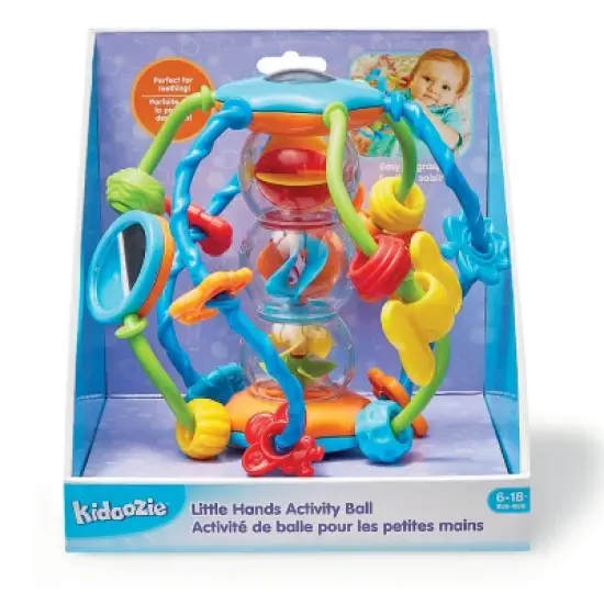 Kidoozie Little Hands Activity Ball, Perfect for Teething, Develops Hand-Eye Coordination, Emits Soothing Sounds, For Children 6-24months image {5}