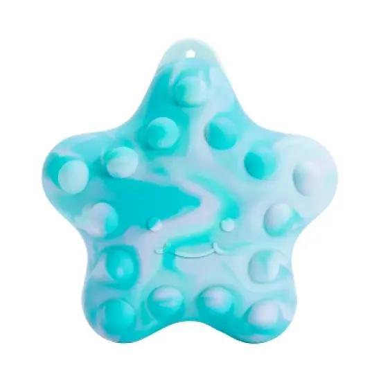 Munchkin Pop Squish Popping Mold-Free Sensory Baby Fidget Bath Toy Without Holes - Starfish image {5}