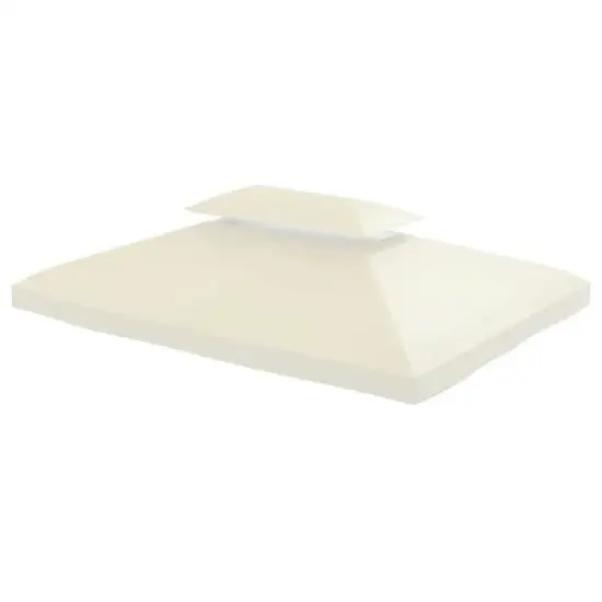 Resenkos Canopy Replacement Cover, Gazebo Canopy Top Replacement, Gazebo Replacement Canopy, 2-Tier Top Cover for 9.84' x 13.1' Gazebo, Charcoal (TOP image {9}