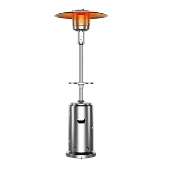 Patio Heater, Propane Stainless Steel Patio Heater With Wheels, Outdoor Propane Heaters for Backyard,Garden,Patio,Porch and Pool image {10}