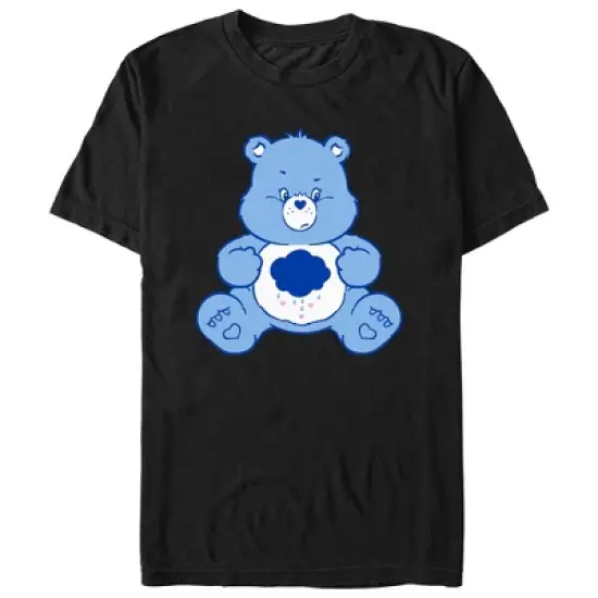 Men's Care Bears Grumpy Bear Sitting T-Shirt image {4}