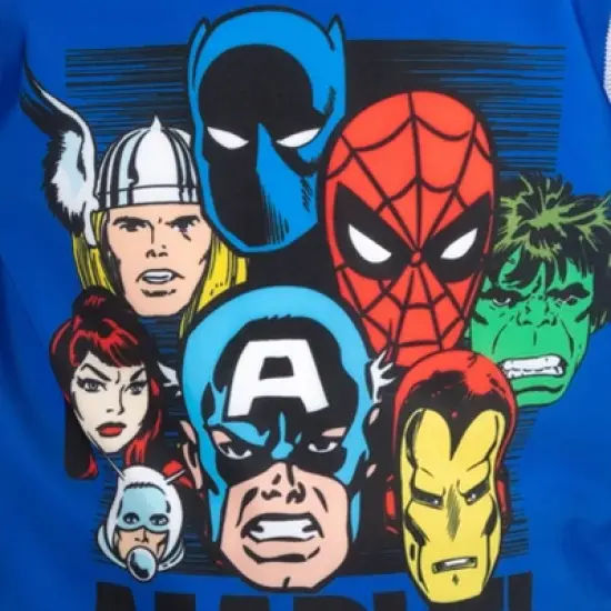 Marvel Avengers Iron Man Black Panther Thor Rash Guard and Swim Trunks Outfit Set Toddler image {7}