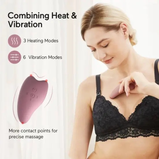 Momcozy Lactation Massager A1 Single - Pink image {2}