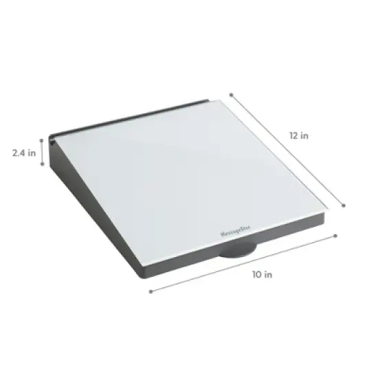 ECR4Kids MessageStor Dry Erase Memo Station, Desktop Whiteboard with Storage and Built-In Organizer image {1}