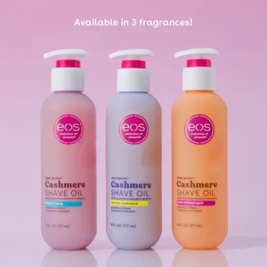 eos Cashmere Shave Oil - Pink Champagne - 6 fl oz image {4}