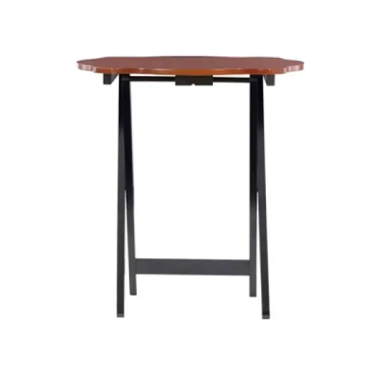 Austin Tray Table Set Black/Hazelnut - Powell Company image {5}