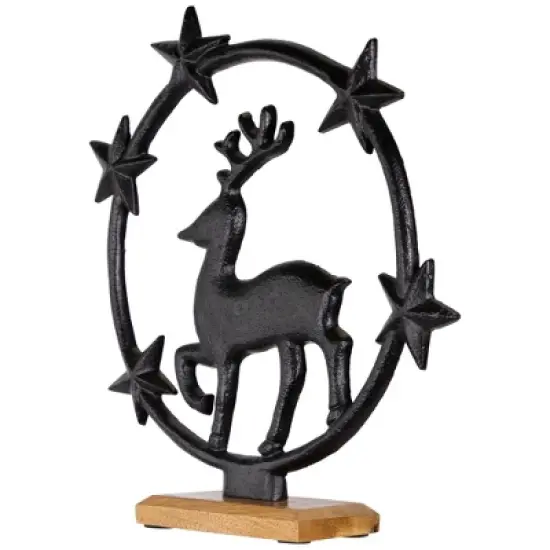 Northlight Star Bright Metal Reindeer Christmas Decoration - 12" image {2}
