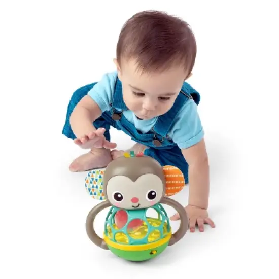 Bright Starts Grab and Giggle Monkey Multi-Sensory Toy image {7}