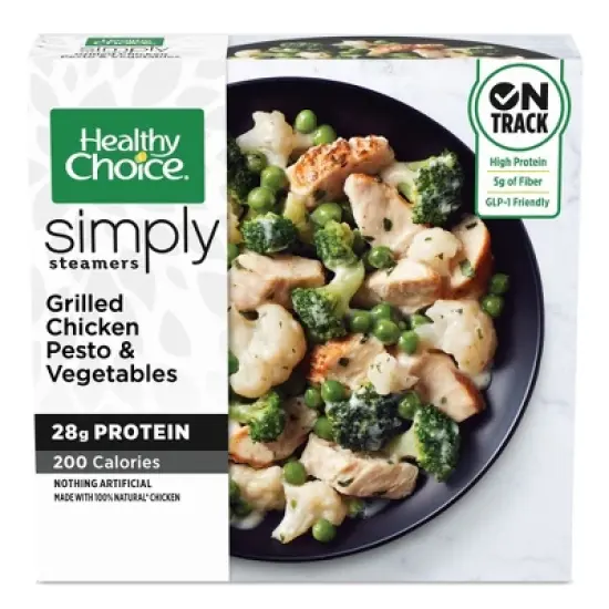 Healthy Choice Simply Steamers Frozen Grilled Chicken Pesto and Vegetables - 9.15oz image {7}
