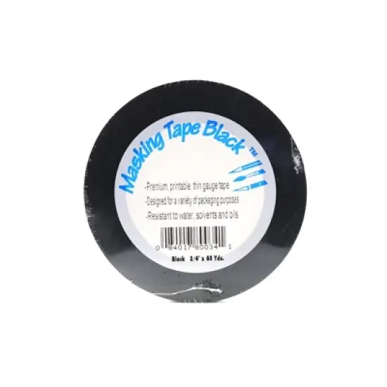 Pro Tapes Black Masking Tape, 60 Yd. Rolls image {5}