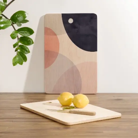Emanuela Carratoni Pastel Shapes Cutting Board - Deny Designs image {2}