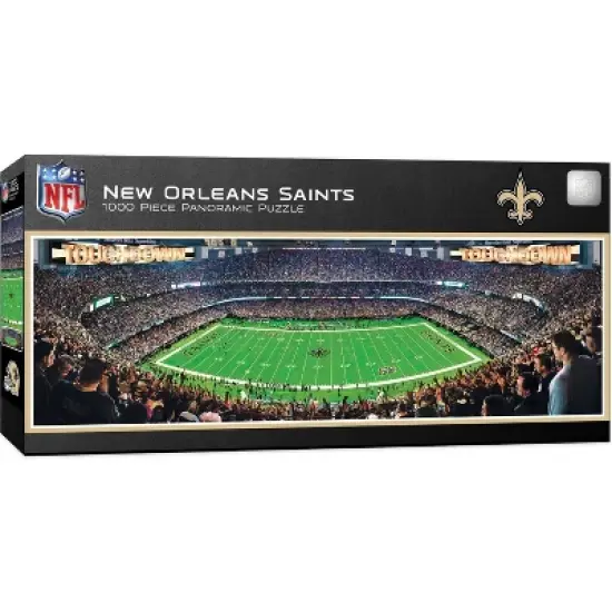 NFL New Orleans Saints 1000pc Pano Puzzle Game image {2}