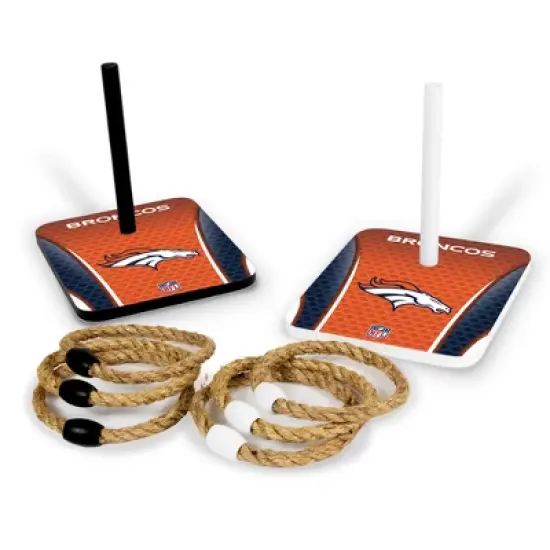 NFL Denver Broncos Solid Wood Quoits Toss Game image {9}