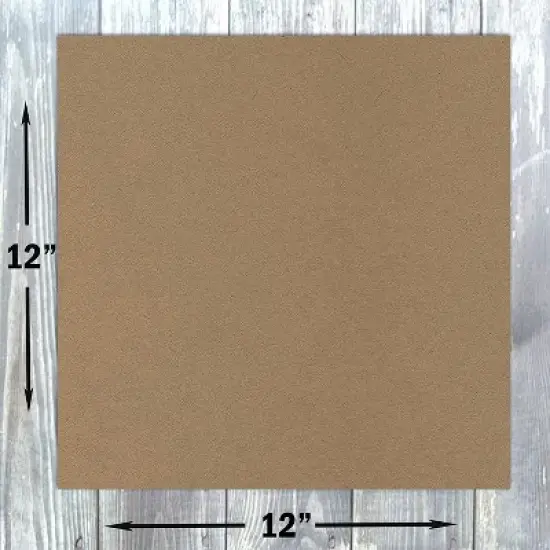 Hamilco Brown Kraft Cardstock Scrapbook Paper 12x12 Thick Blank Card Stock Heavy Weight 100 lb Cover - 25 Pack image {2}