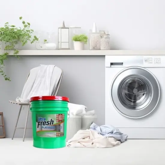 Ultra Fresh 3X Platinum 5 Gallon Laundry Detergent Liquid for All Machine Types with Easy Dispensing Pump, Up to 640 Loads image {5}
