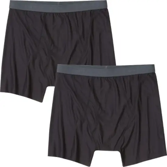 ExOfficio 3" Give-N-Go 2.0 Boxer Briefs 2-Pack - Black image {4}