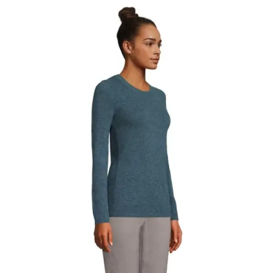 Lands' End Women's Tall Cashmere Crewneck Sweater image {2}